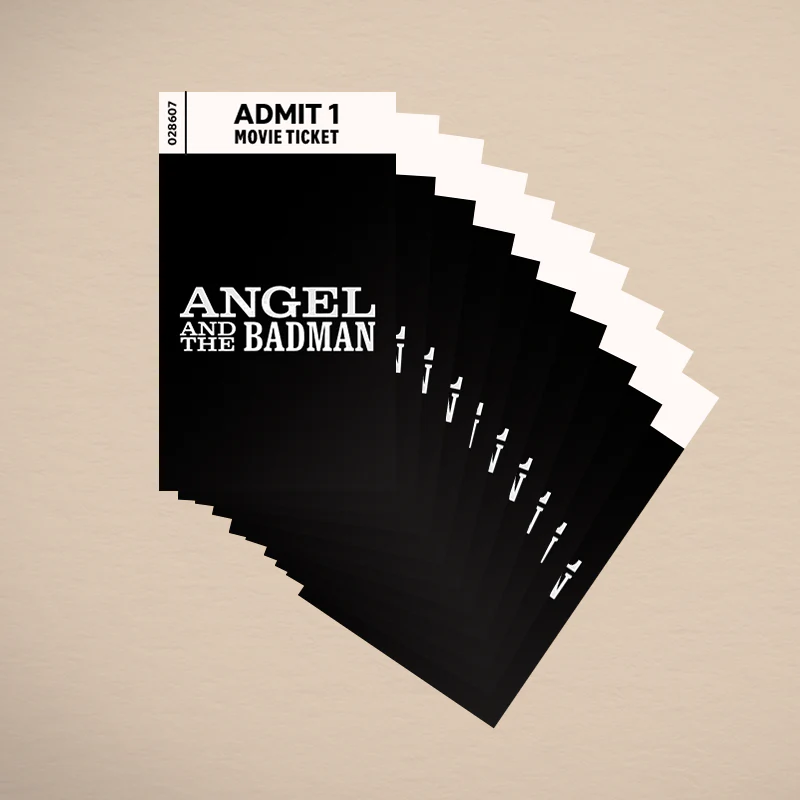 Angel and The Badman | Theatrical Movie Ticket - PREORDER NOW