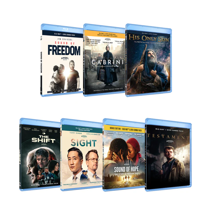 Angel Studios Blu-ray + DVD Combo Pack Bundle