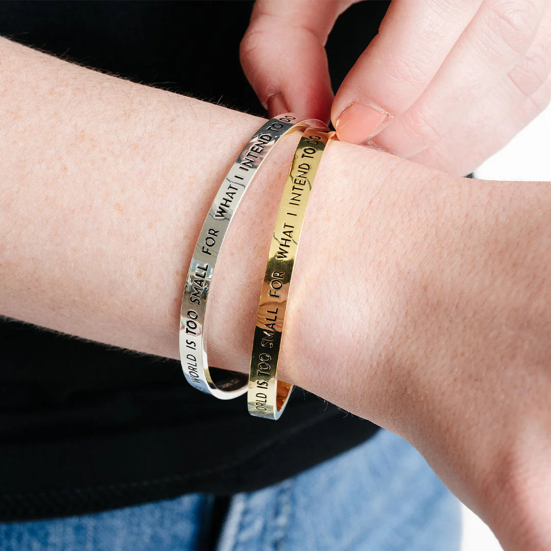 Cabrini The World is Too Small Cuff Bracelet - Image 2