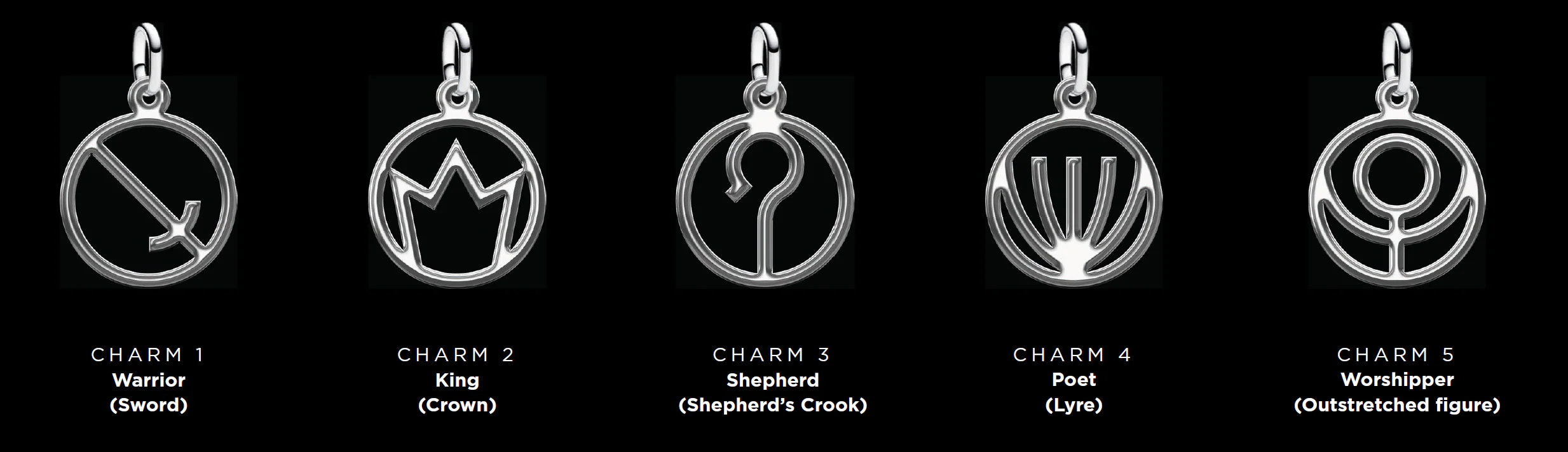 DAVID Charm Necklace - Image 3