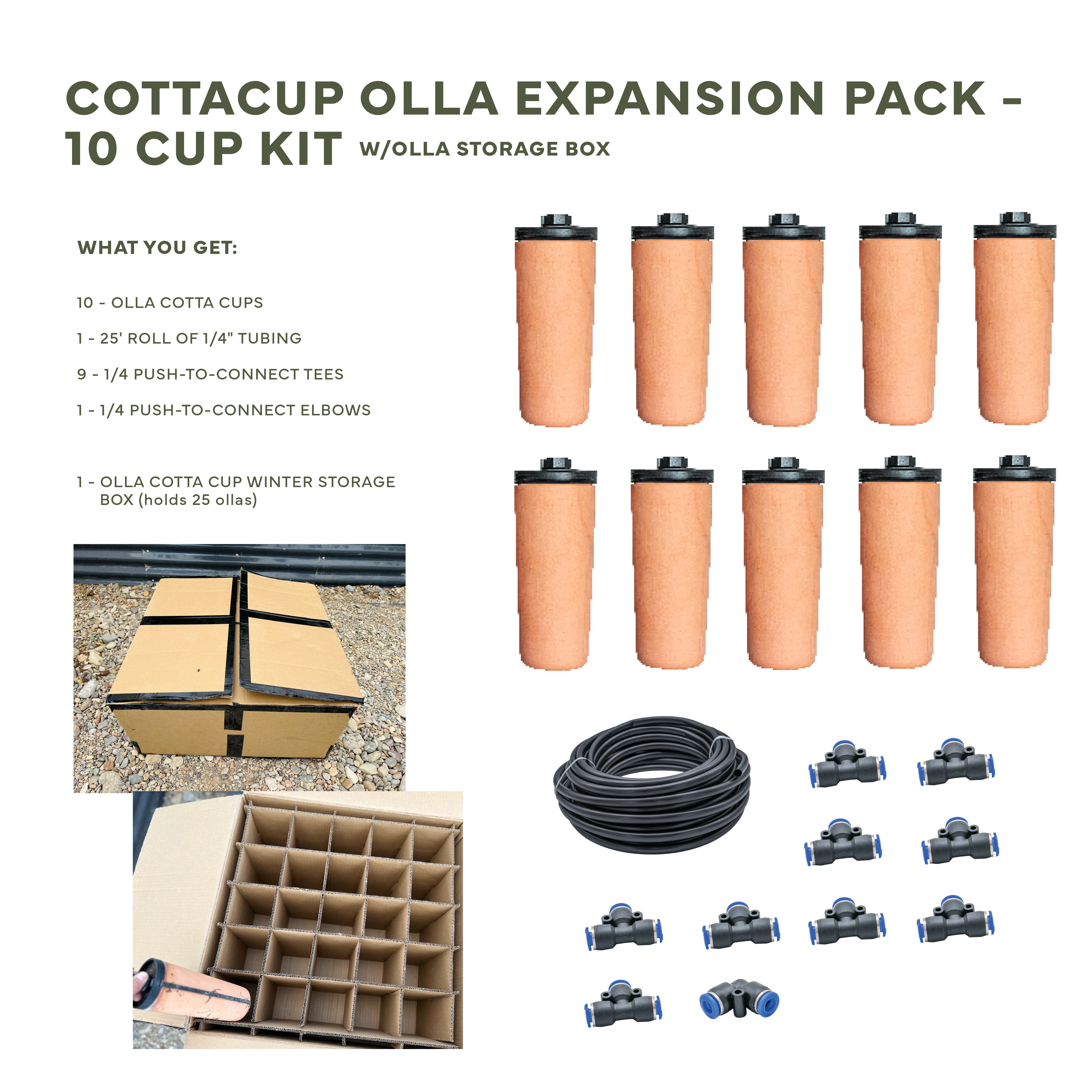 CottaCup Olla Expansion Pack + FREE Winter Storage Box