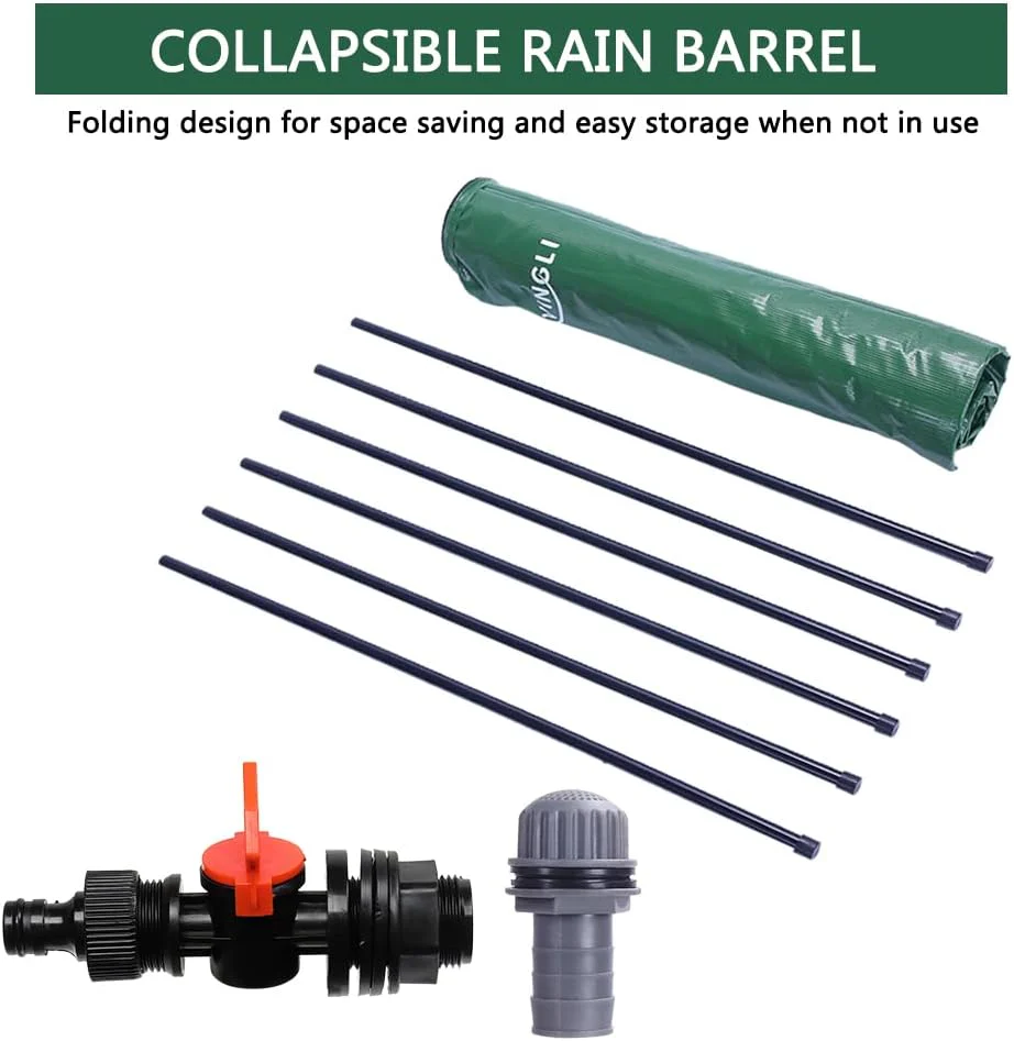 Emergency Collapsible Rainwater Catchment Barrel 50-Gallon - Image 4
