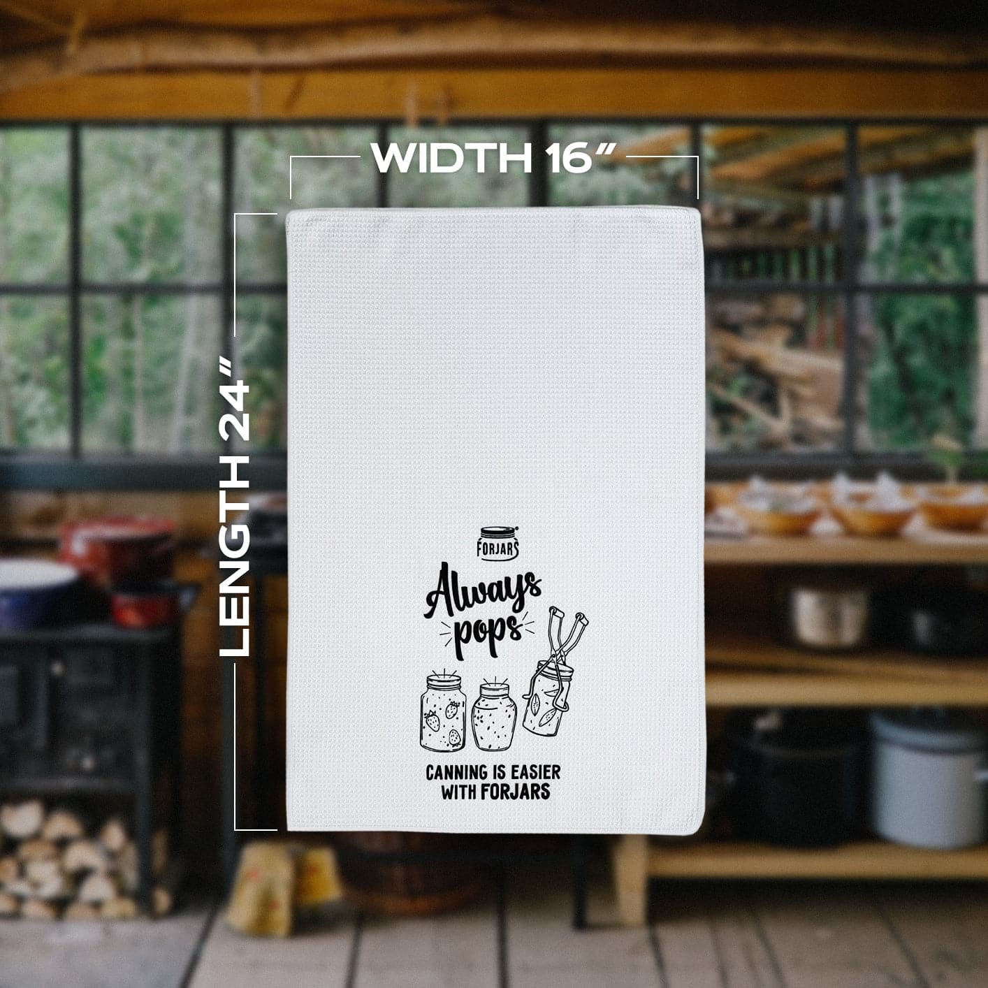 Forjars®  Microfiber Waffle Towel - Image 6