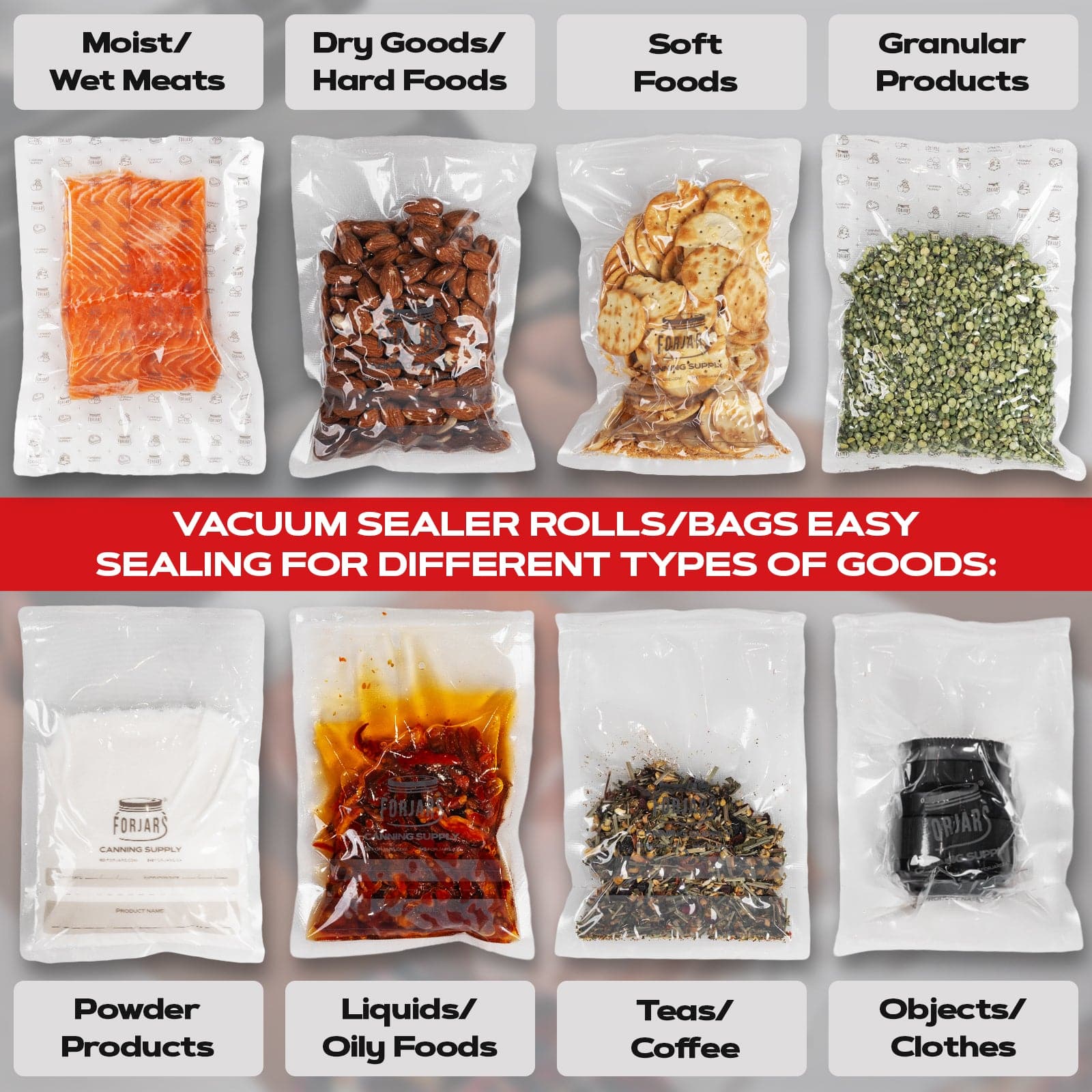 Forjars®  Vacuum Sealer Roll ( 11-inch) - Image 7