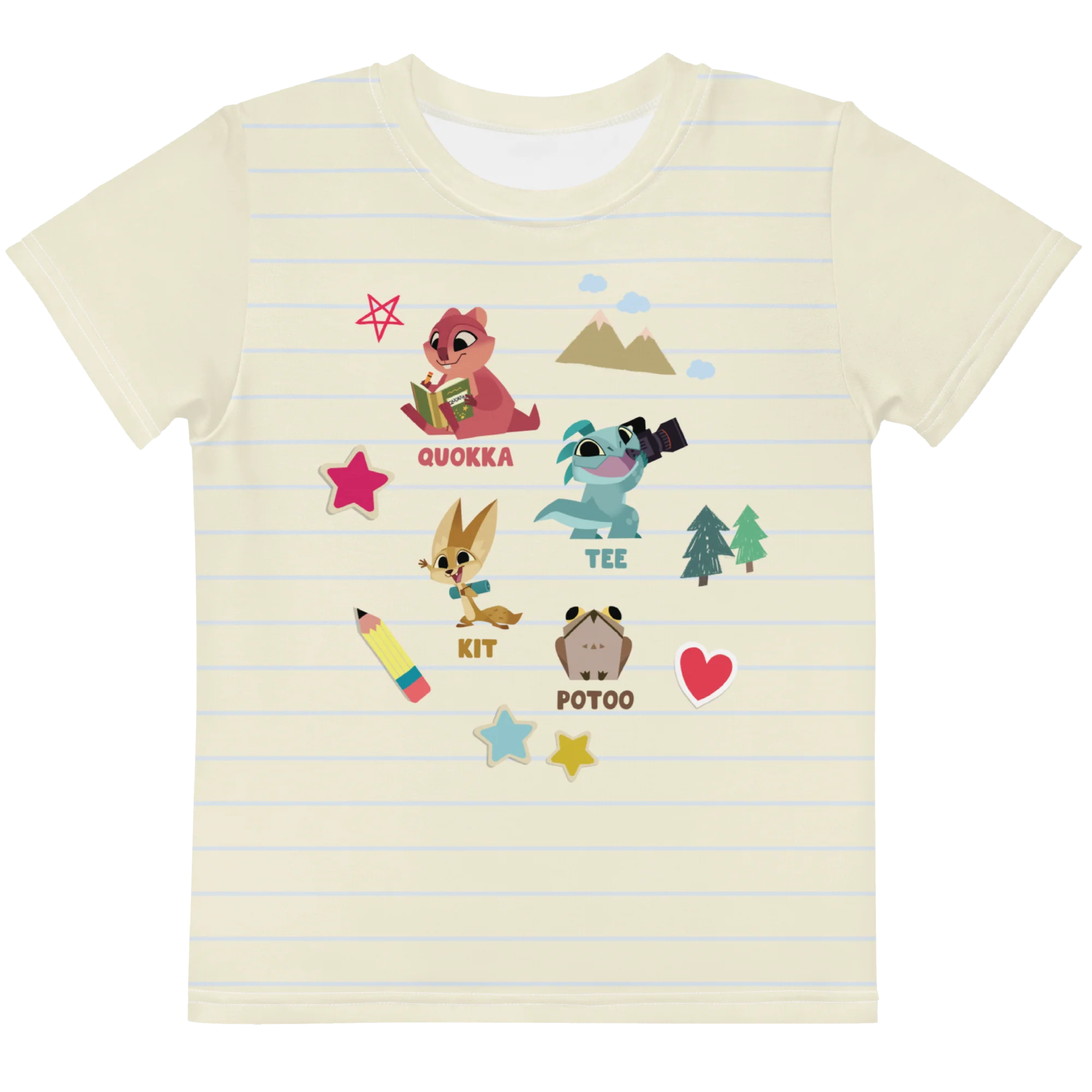 Quokka's Wild Life - Kids Explorer Journal T-Shirt