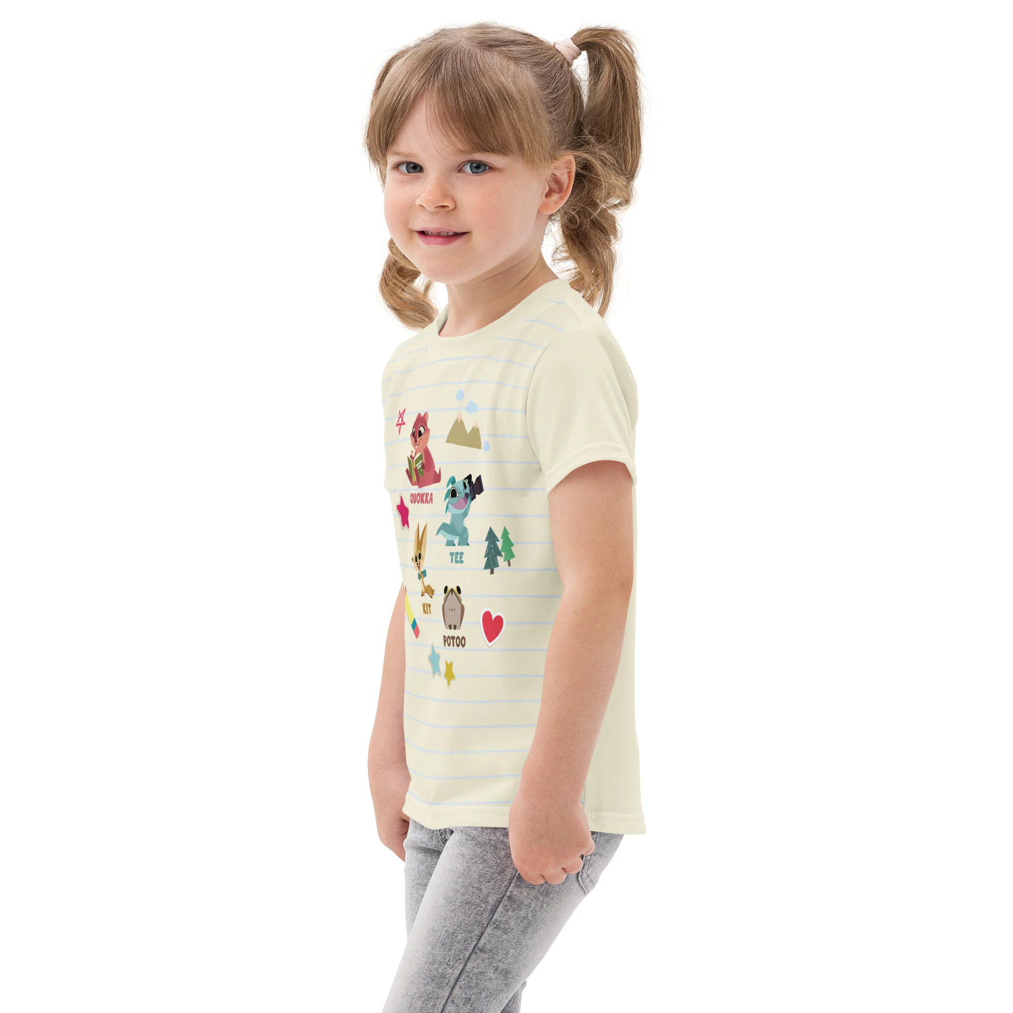 Quokka's Wild Life - Kids Explorer Journal T-Shirt - Image 3