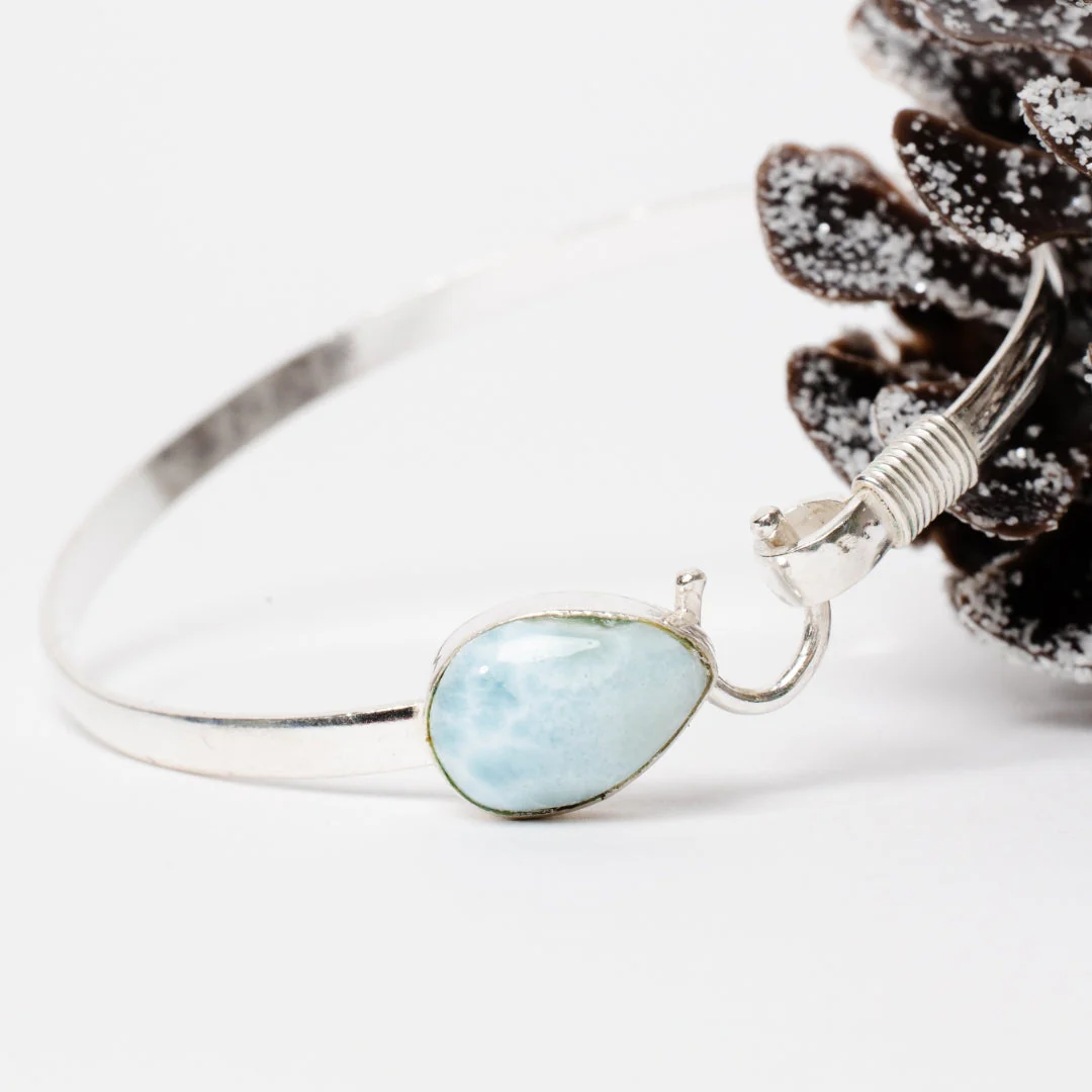 Sound of Freedom Larimar Stone Bracelet - Image 2