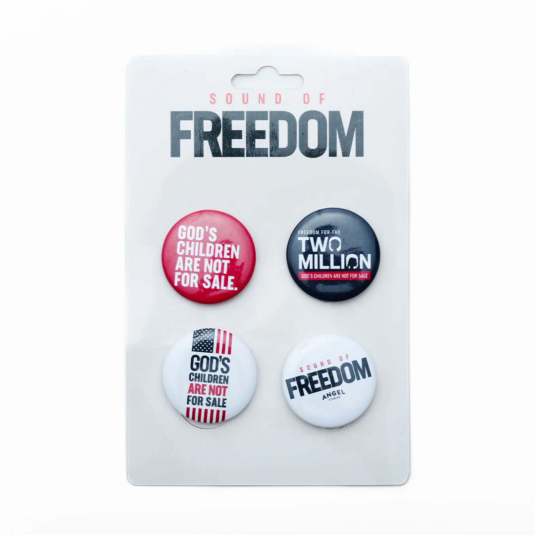 Sound of Freedom Buttons - Pack of 4 - Image 3