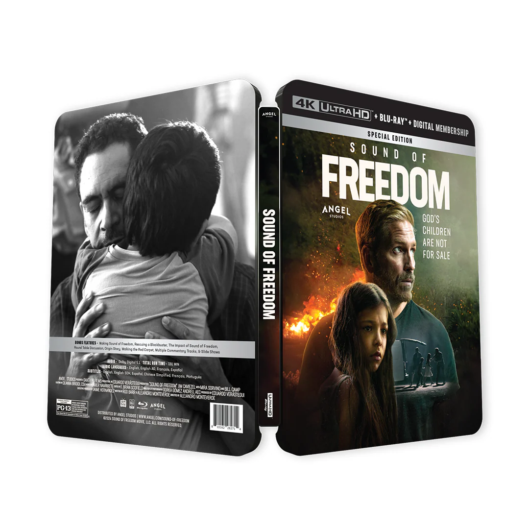 Sound of Freedom Special Edition DVD or 4K Ultra HD and Blu-ray