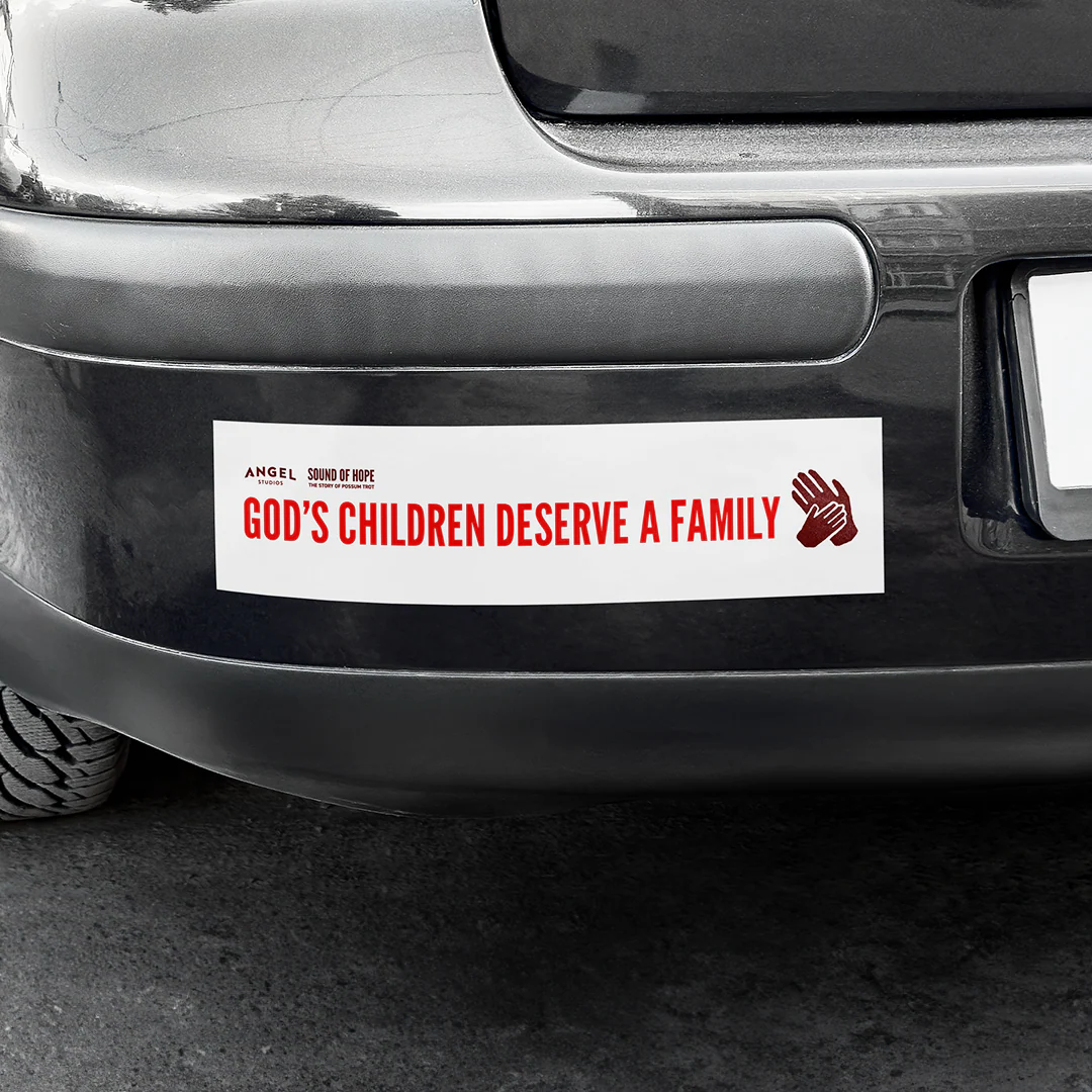Sound of Hope "God's Children" Bumper Sticker - Image 2