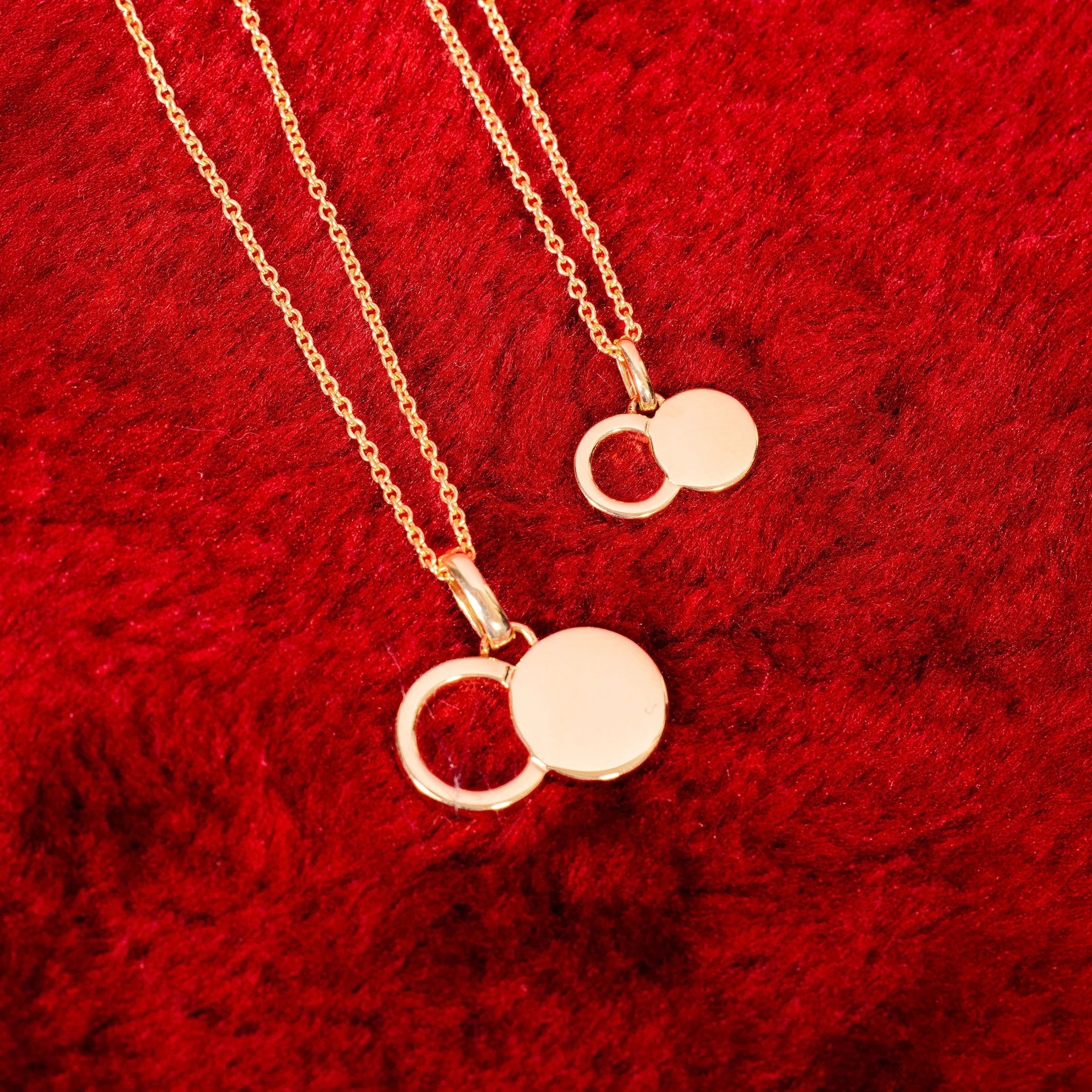 "The Empty Tomb"  14K Solid Gold Pendant Necklace