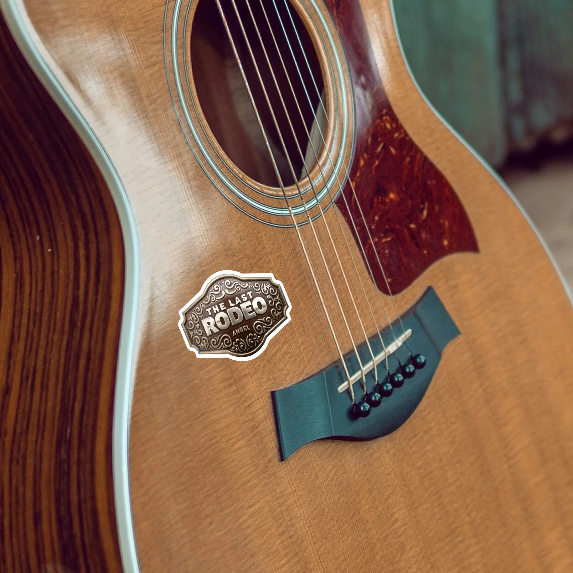 The Last Rodeo Belt Buckle Sticker - Image 3