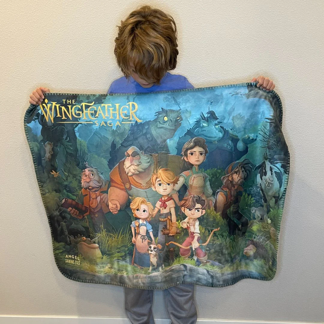 The Wingfeather Saga Igiby Family Children's Sherpa Blanket - Image 3