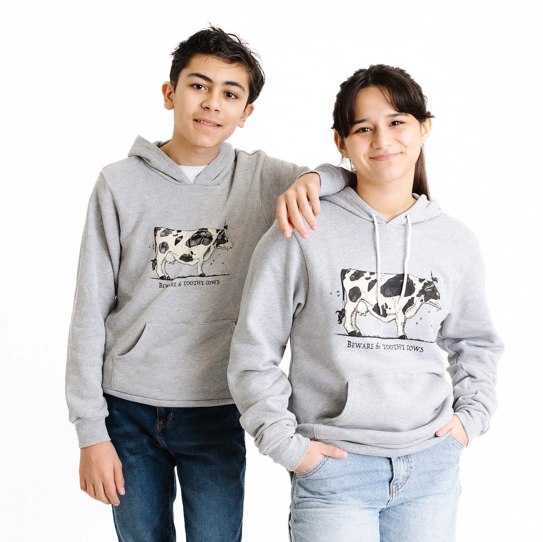 Toothy Cow Hoodie - Image 6