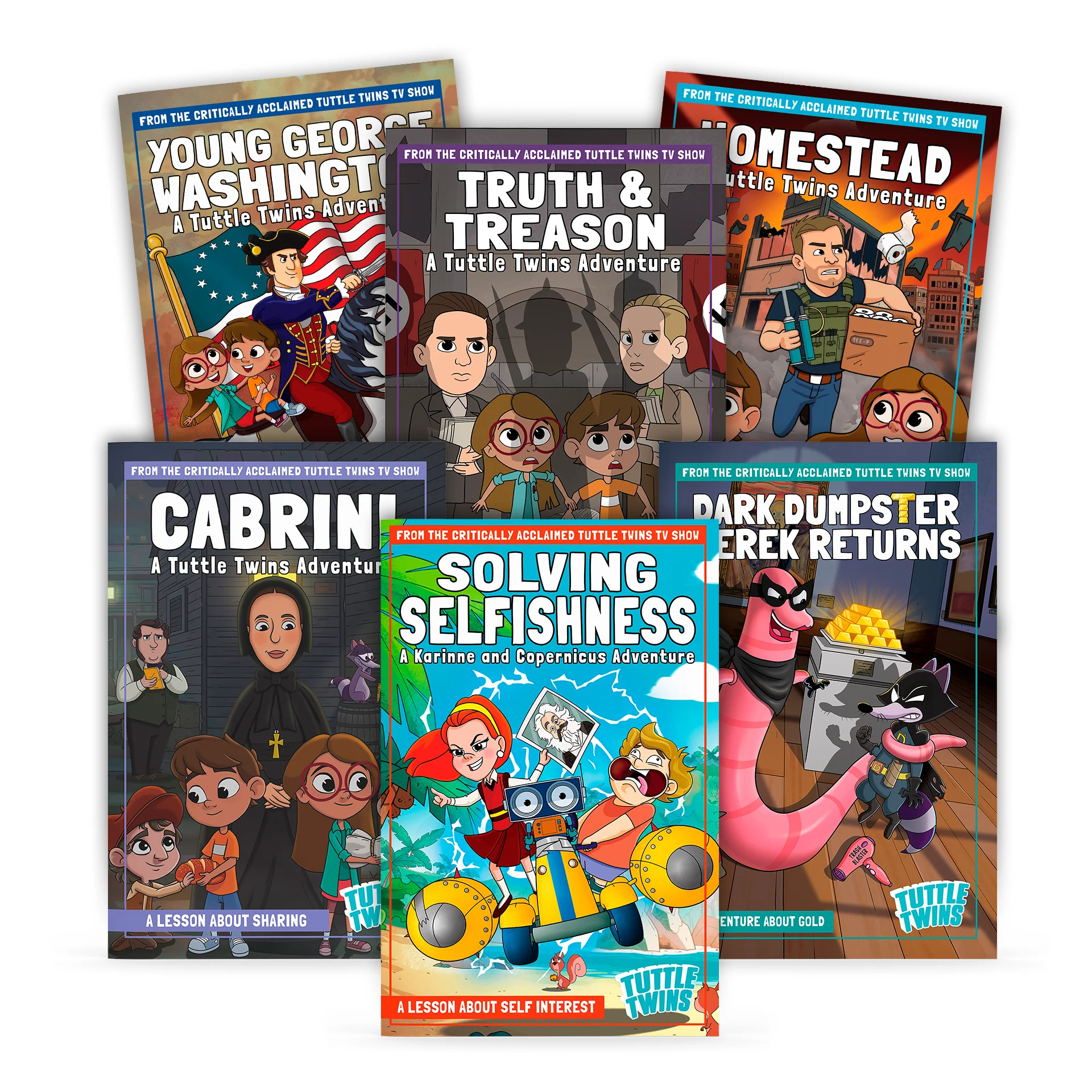 Tuttle Twins 6 Comic Book Bundle