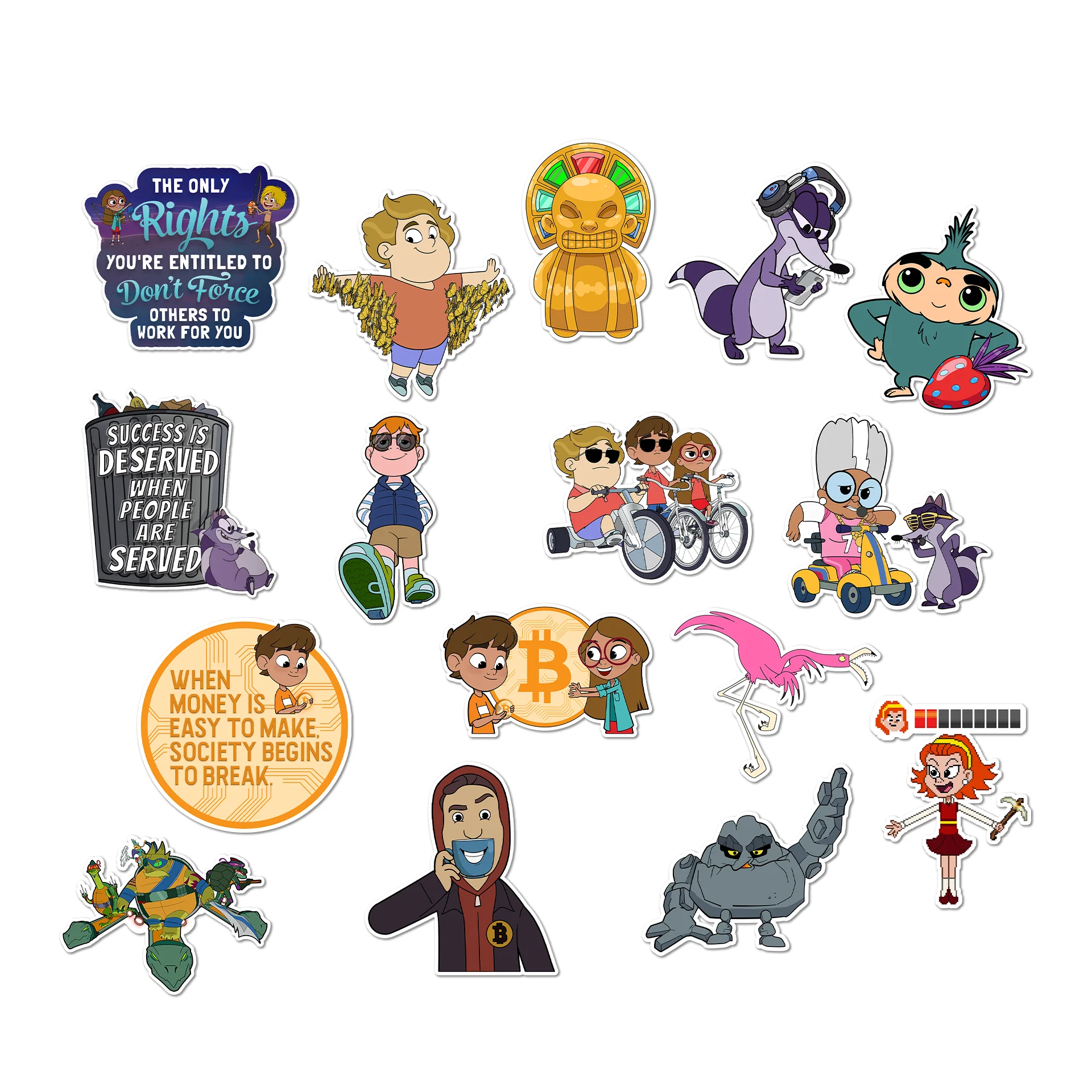 Tuttle Twins Stickers Season Two, Episodes 1-3