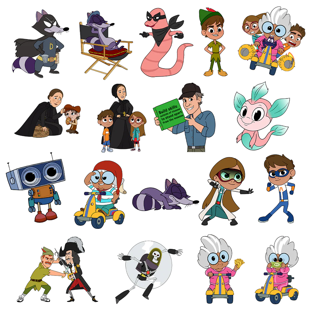 Tuttle Twins - Season Three Episode 1 - 2 Sticker Pack
