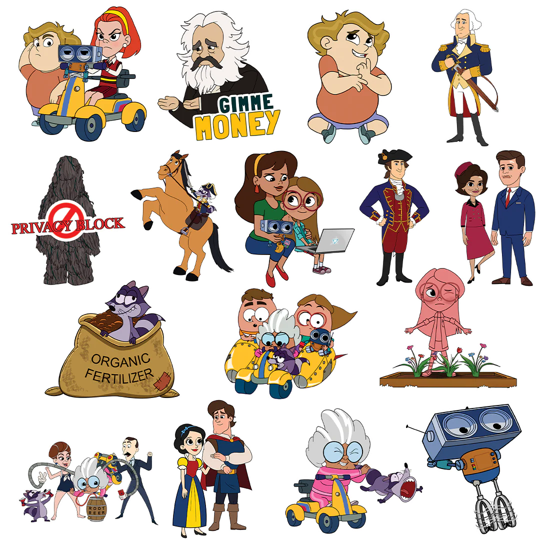 Tuttle Twins - Season Three Episode 3 - 4 Sticker Pack