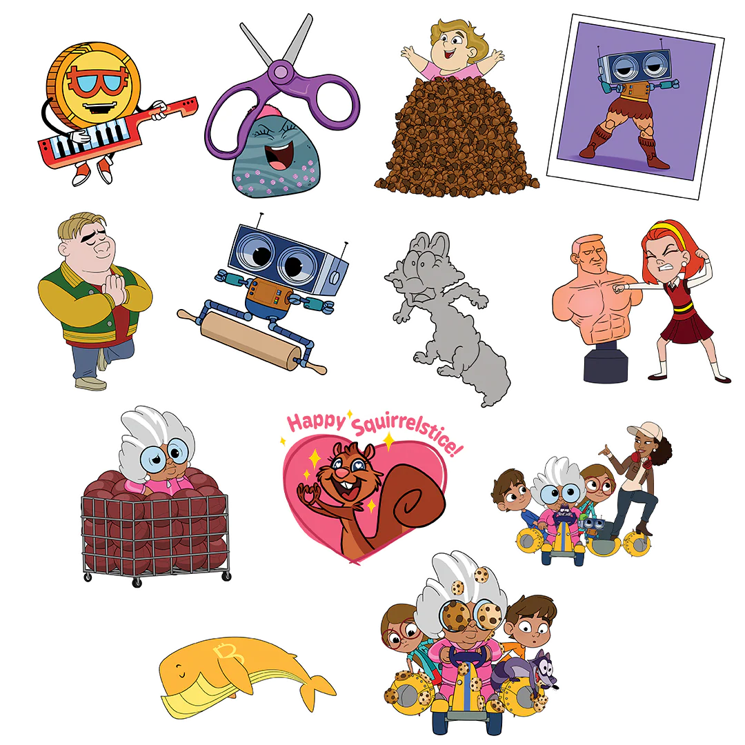 Tuttle Twins - Season Three Episode 5 -7 Sticker Pack