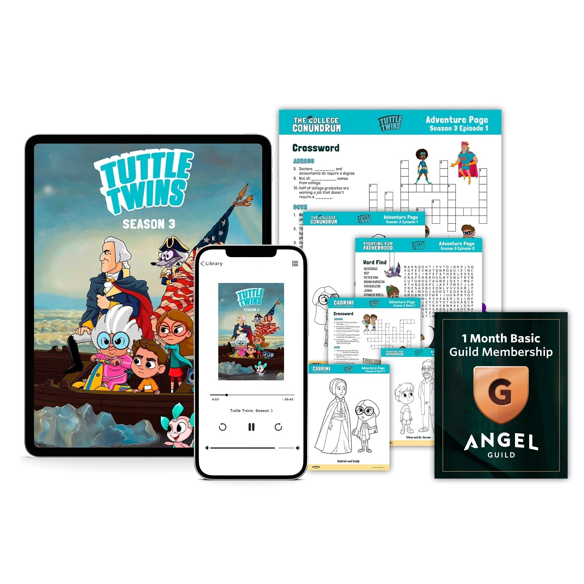 Tuttle Twins Season 3 Digital Pass