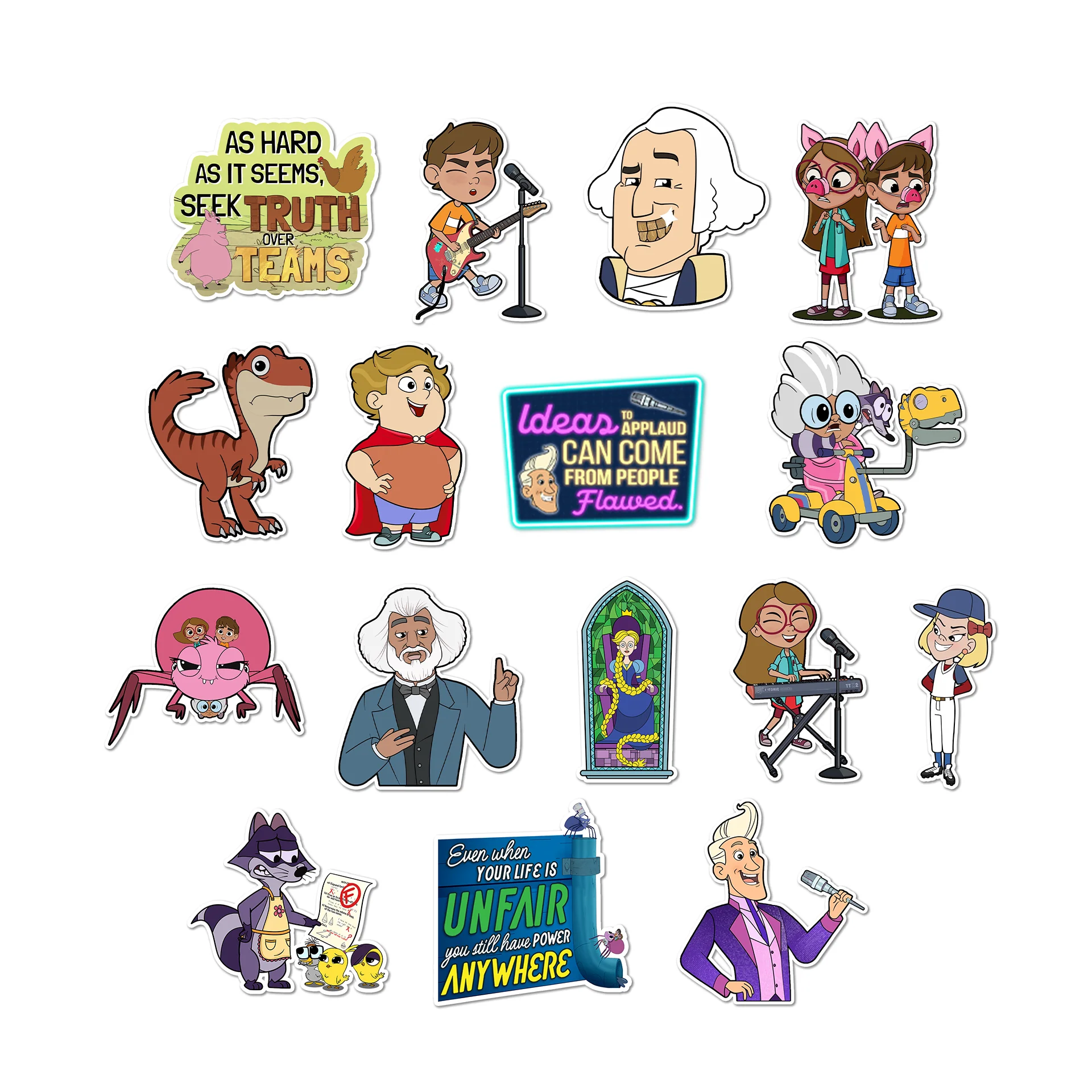 Tuttle Twins Stickers Season Two, Episode 4-6