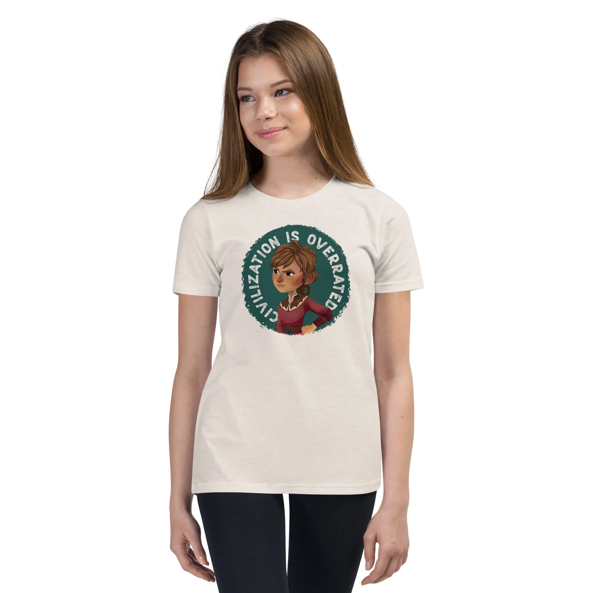 The Wingfeather Saga Civilization is Overrated T-Shirt - Youth - Image 2