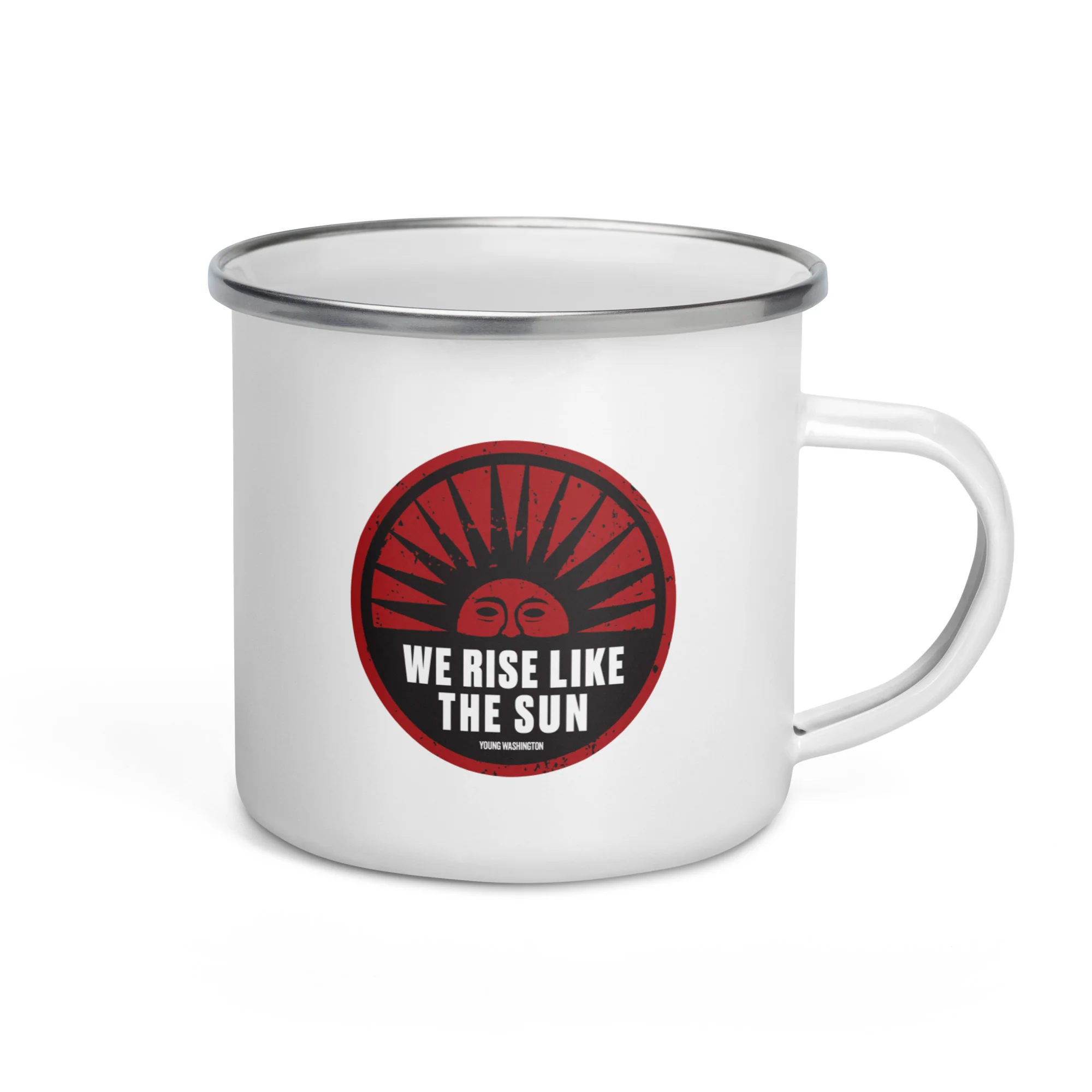 Young Washington - Rise Like the Sun Enamel Mug