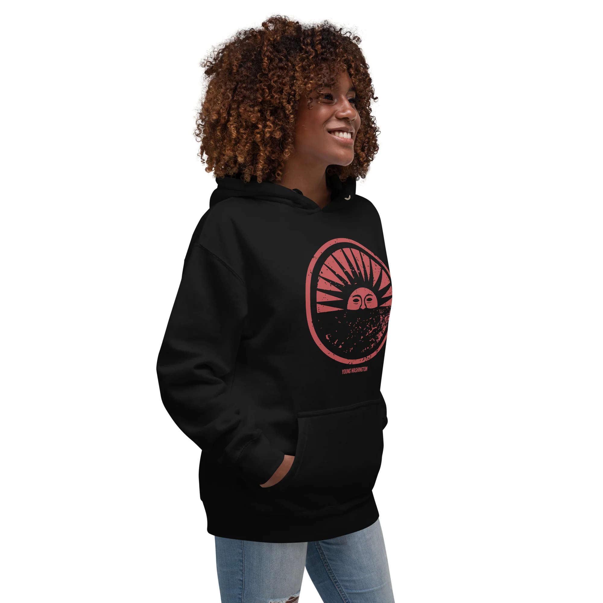 Young Washington - Sun Logo Hoodie - Image 2